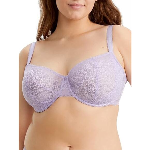 Bare The Push-Up Without Padding Bra 30G Lavender NWT - Picture 1 of 6